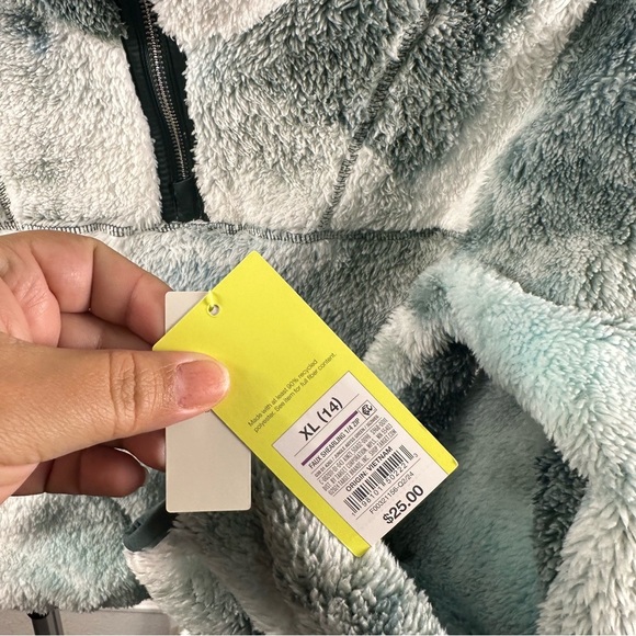 All in Motion Kids Fleece Jacket - Blue and Gray - Picture 3 of 6